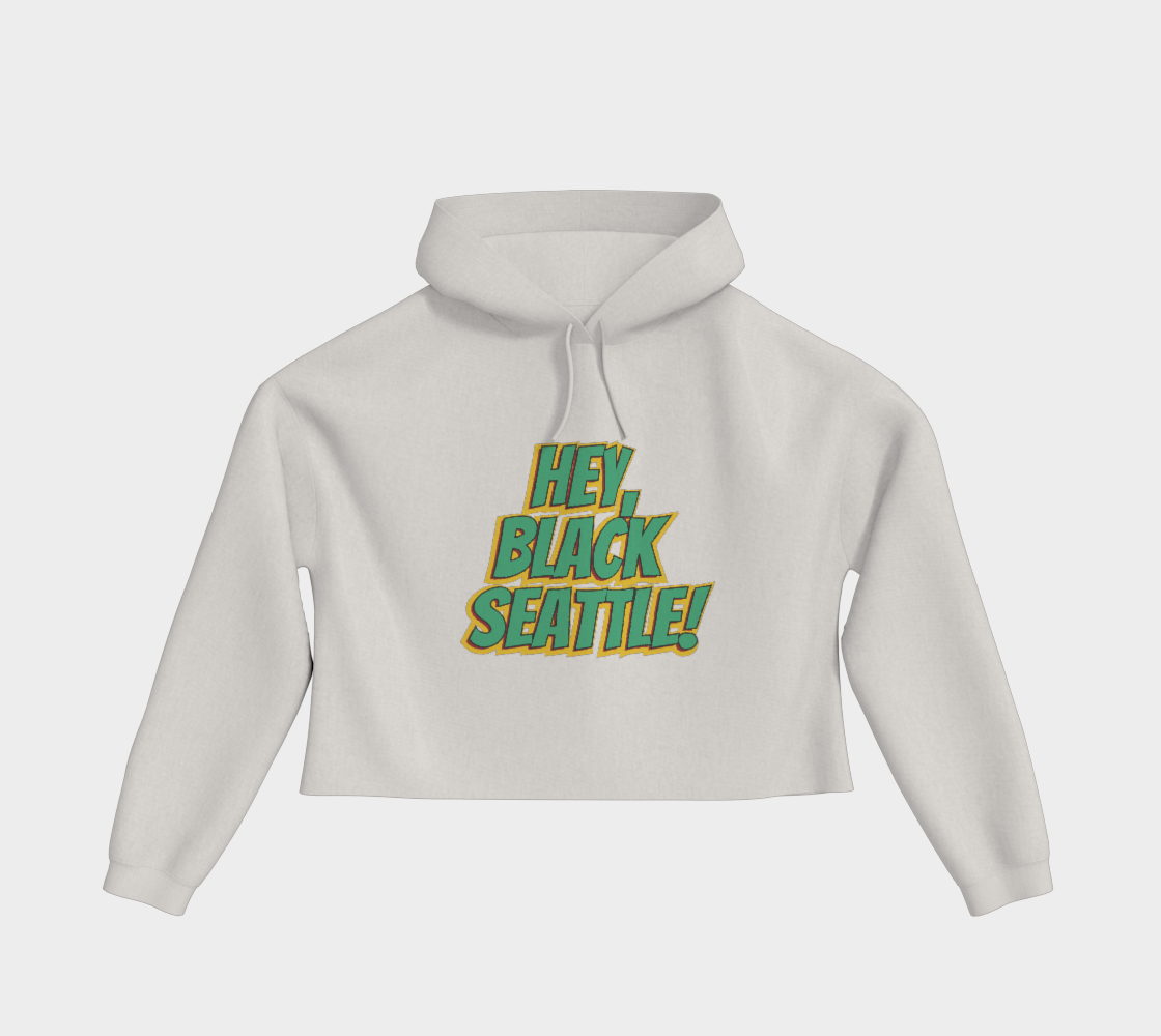 Cropped HBS Logo Hoodie - Bone