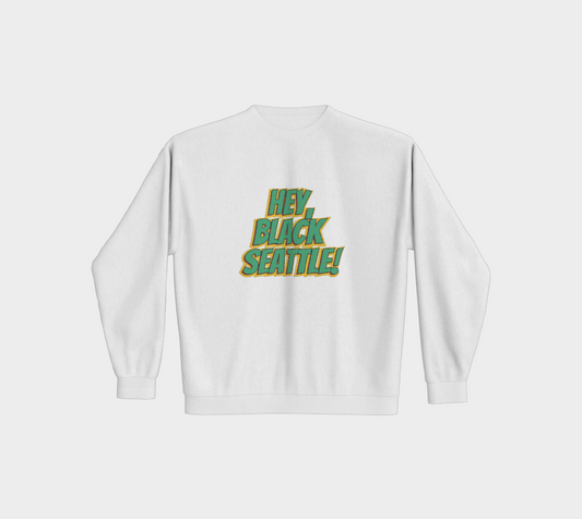 Premium HBS Logo Crewneck - White