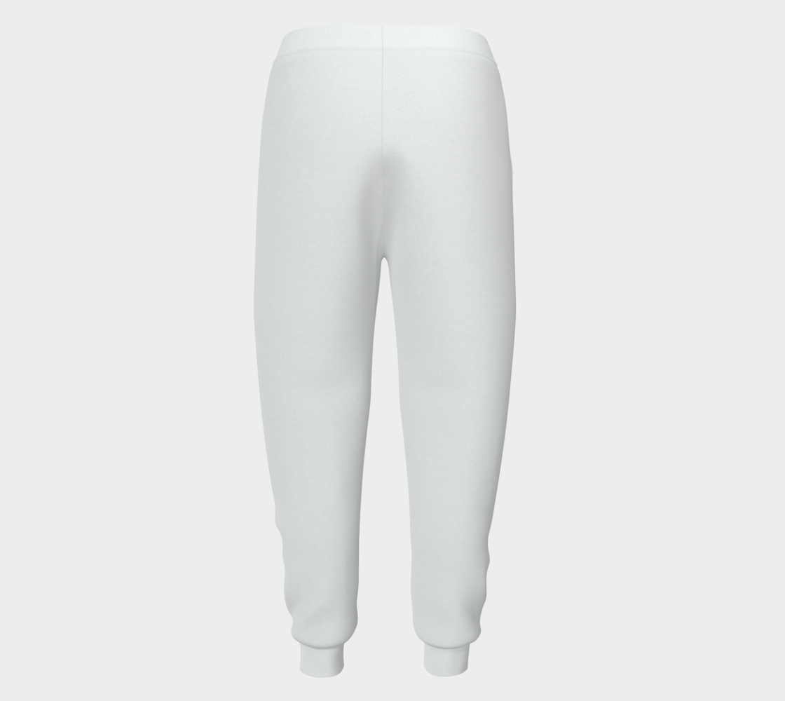 White Unisex HBS Logo Joggers