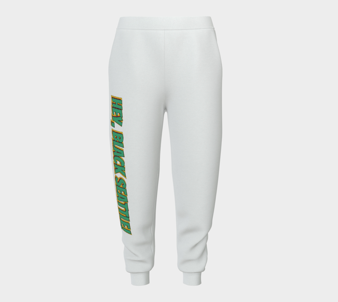White Unisex HBS Logo Joggers